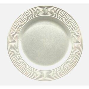 HTF Frank Lloyd Wright Foundation White Whirling Arrow Dinner Plate HF Coors USA